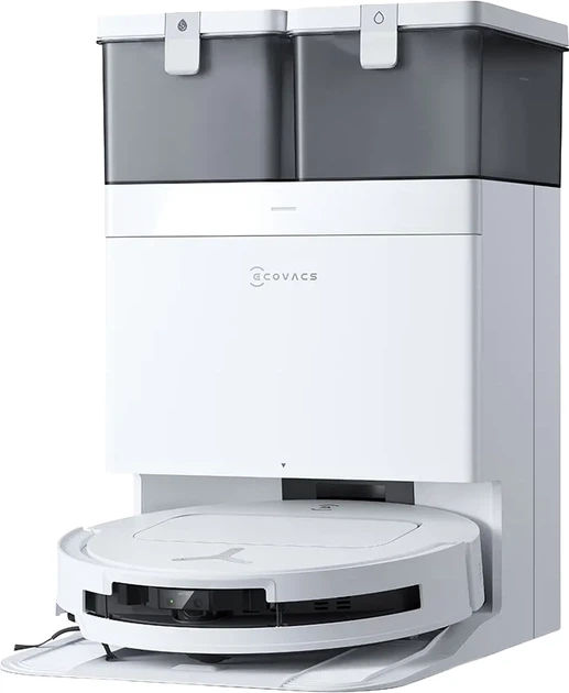 Робот-пилосос з вологим прибиранням Ecovacs Deebot T50 Pro Omni White - зображення 6