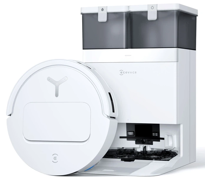 Робот-пилосос з вологим прибиранням Ecovacs Deebot T50 Pro Omni White - зображення 7