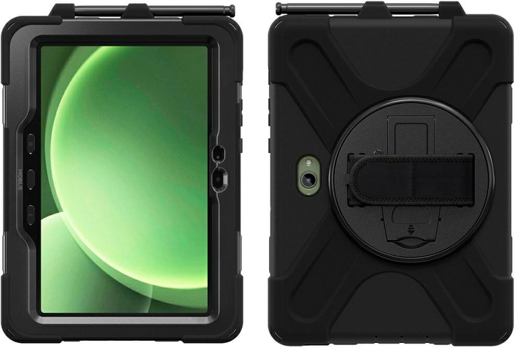 Etui 4smarts Rugged Case Grip do Samsung Galaxy Tab Active Pro / Active4 Pro / Active5 Pro Black (4252011904082) - obraz 4