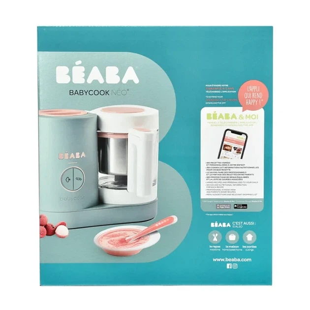 Пароварка – блендер Beaba Babycook Eucalyptus Neo зелений - изображение 4