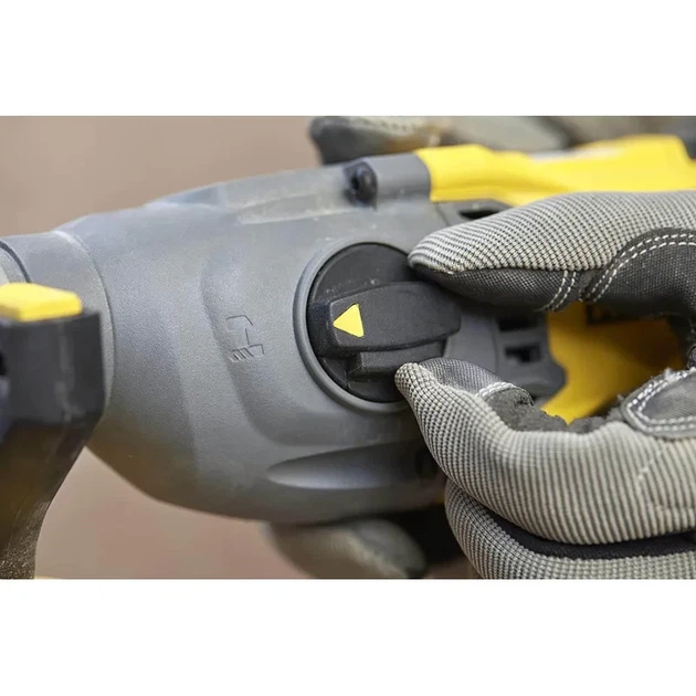 Перфоратор аккумуляторный бесщеточный STANLEY FatMax V20 2.0 Дж 3 режима 2 АКБ 4 А·ч кейс SFMCH900M22-QW - изображение 8