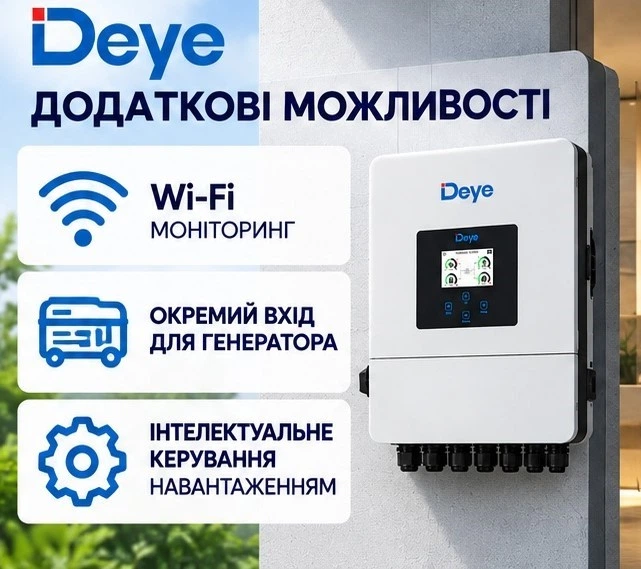 Гибридный инвертор DEYE 20 квт 3 ф | DEYE SUN-20K-SG05LP3-EU-SM2 | Трехфазный - изображение 5
