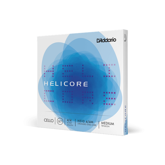 Струни для віолончелі D'Addario HELICORE CELLO STRING SET 4/4 Scale Medium Tension - Фото 2 Струни для віолончелі D'Addario HELICORE CELLO STRING SET 4/4 Scale Medium Tension - зображення 2