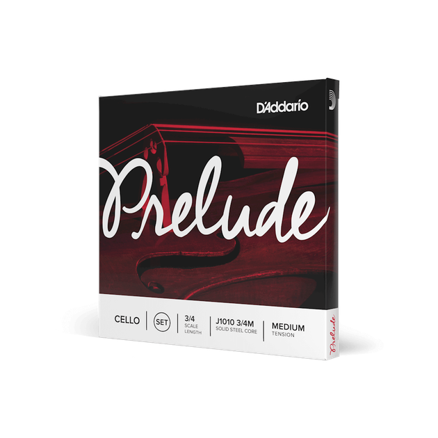 Струни для віолончелі D'Addario PRELUDE CELLO STRING SET 3/4 Scale Medium Tension - зображення 2
