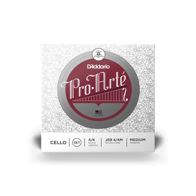 Струни для віолончелі D'Addario PRO-ARTÉ CELLO STRING SET 4/4 Scale Medium Tension - Фото 1 Струни для віолончелі D'Addario PRO-ARTÉ CELLO STRING SET 4/4 Scale Medium Tension - зображення 1