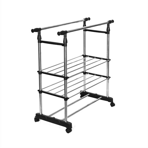Стойка вешалка для одежды 160х80х38 см Colgador doble ajustable / Телескопическая передвижная вешалка - Фото 6 Стойка вешалка для одежды 160х80х38 см Colgador doble ajustable / Телескопическая передвижная вешалка - изображение 6