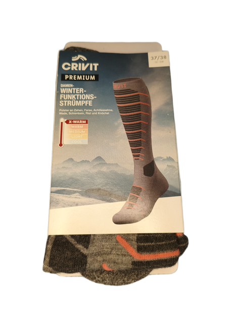 Женские зимние лыжные термоноски Chaussettes Techniques D`hiver Crivit Premium 37-38р 1 пара - Фото 2 Женские зимние лыжные термоноски Chaussettes Techniques D`hiver Crivit Premium 37-38р 1 пара - изображение 2
