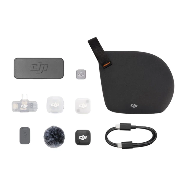 Система беспроводных микрофонов DJI Mic Mini 2 (1 TX + 1 Mobile RX + зарядный кейс) (CP.RN.00000533.01) - Фото 1 Система беспроводных микрофонов DJI Mic Mini 2 (1 TX + 1 Mobile RX + зарядный кейс) (CP.RN.00000533.01) - изображение 1