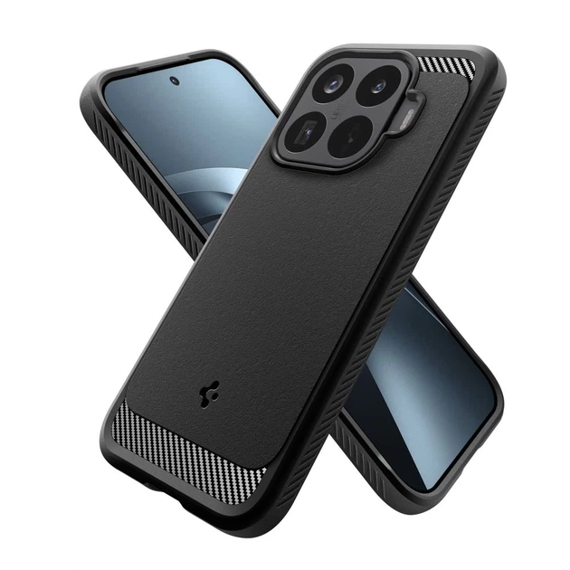 Чехол Spigen Rugged Armor для Xiaomi 17T Pro Black (ACS11869) - Фото 5 Чехол Spigen Rugged Armor для Xiaomi 17T Pro Black (ACS11869) - изображение 5