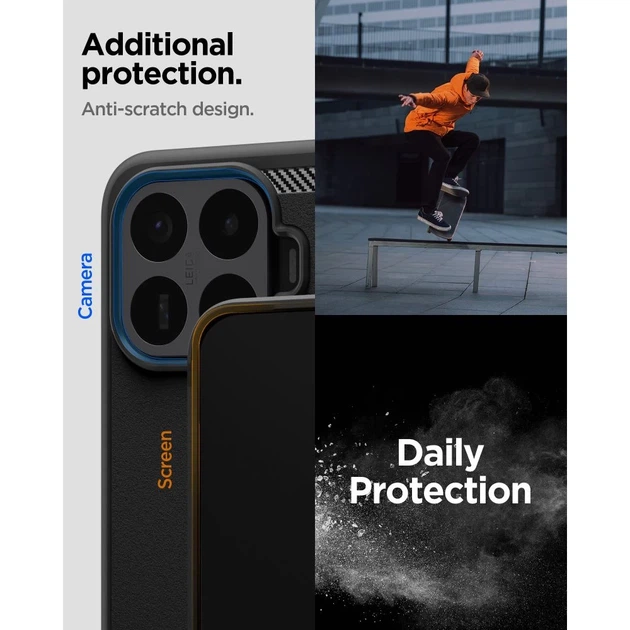 Чехол Spigen Rugged Armor для Xiaomi 17T Pro Black (ACS11869) - Фото 9 Чехол Spigen Rugged Armor для Xiaomi 17T Pro Black (ACS11869) - изображение 9