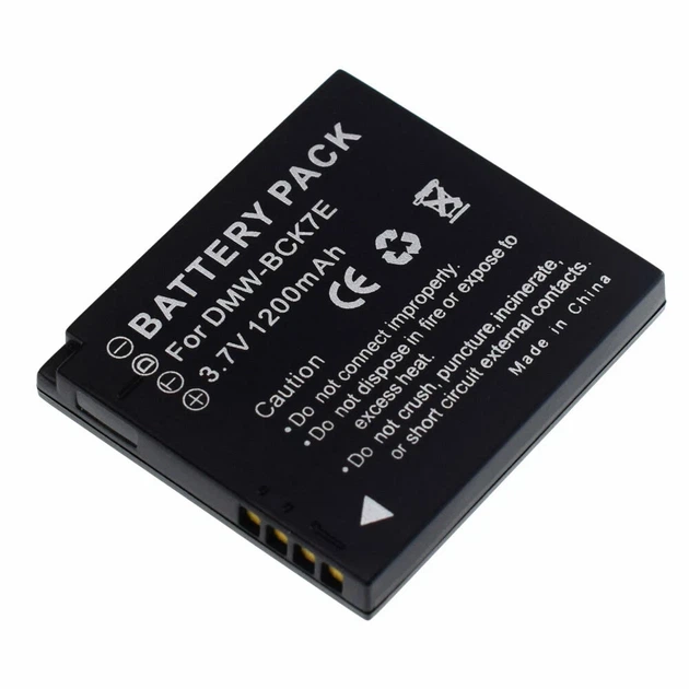 Аккумулятор BCK7/YN101J (DMW-BCK7E) 1200mAh 3.7V Li-Ion для фотокамер Panasonic Lumix (K-CH133) - Фото 3 Аккумулятор BCK7/YN101J (DMW-BCK7E) 1200mAh 3.7V Li-Ion для фотокамер Panasonic Lumix (K-CH133) - изображение 3