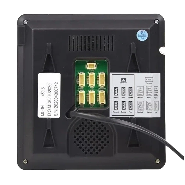 Комплект видеодомофона BCOM BD-480 Black Kit - изображение 6