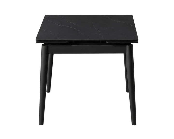 Стол раскладной ProDobro AVENTO CERAMIC 80(130)x80 керамика, черный - изображение 3