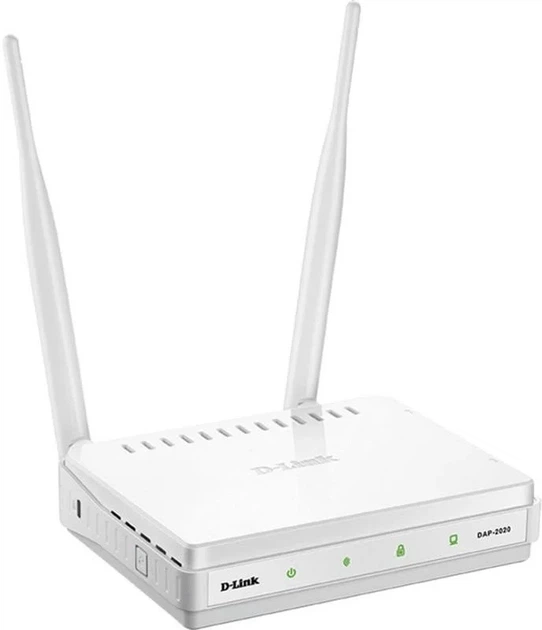 Беспроводная точка доступа D-Link DAP-2020 N300 / до 300 Мбит/с / 7 режимов работы / 1 x LAN / White (102258006) - Б/У - изображение 2