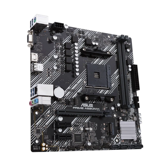 Материнская плата ASUS PRIME A520M-K (sAM4, AMD A520, DDR4, mATX) - изображение 5