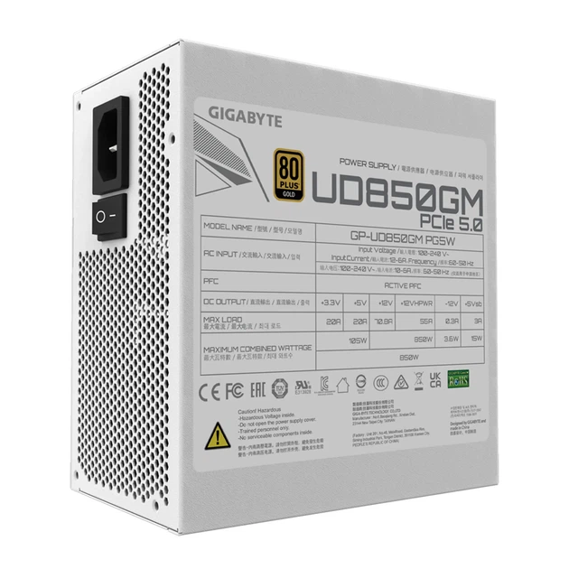 Блок питания GIGABYTE GP-UD850GM PG5W - изображение 5