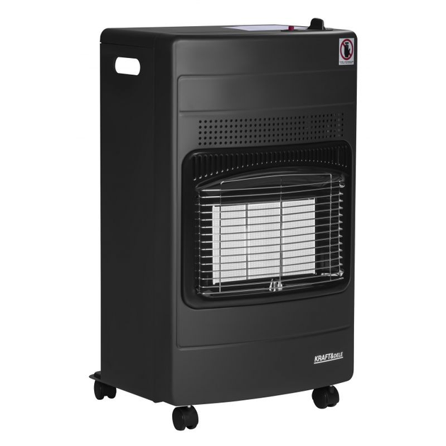 Газовый обогреватель инфракрасный Kraft&Dele KD6530 3 режима 1500/2750/4200 Вт керамический нагреватель автономный с редуктором и шлангом для дома мастерской гаража дачи отопитель на пропан-бутане камин на газу складной мощный портативный - изображение 3