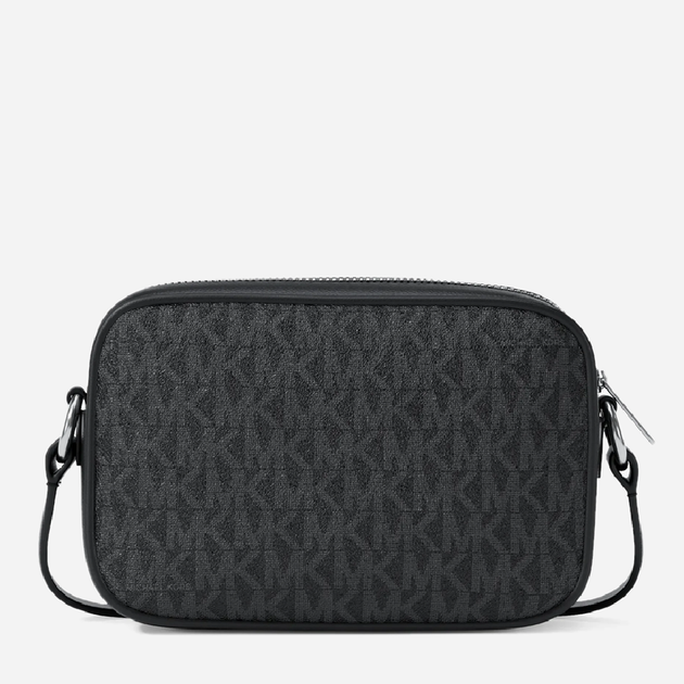 Сумка кросс-боди через плечо женская маленькая Michael Kors Jet Set Travel Small Signature Logo Camera Crossbody Черная (199125146547) - Фото 3 Сумка кросс-боди через плечо женская маленькая Michael Kors Jet Set Travel Small Signature Logo Camera Crossbody Черная (199125146547) - изображение 3