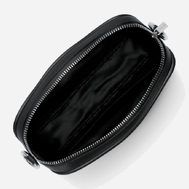 Сумка кросс-боди через плечо женская маленькая Michael Kors Jet Set Travel Small Signature Logo Camera Crossbody Черная (199125146547) - Фото 5 Сумка кросс-боди через плечо женская маленькая Michael Kors Jet Set Travel Small Signature Logo Camera Crossbody Черная (199125146547) - изображение 5