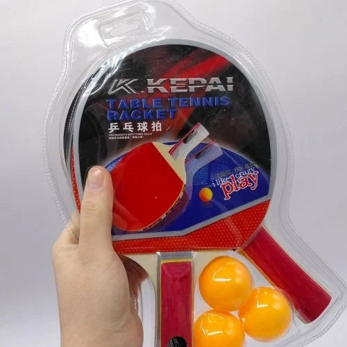 Ракетки для настольного тенниса KEPAI KP-0235 с мячиками на блистере - изображение 2