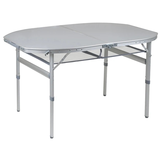 Стол кемпинговый складной Bo-Camp Premium Oval алюминий 120х80 см серый - Фото 1 Стол кемпинговый складной Bo-Camp Premium Oval алюминий 120х80 см серый - изображение 1