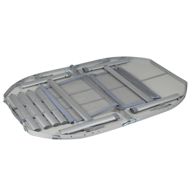 Стол кемпинговый складной Bo-Camp Premium Oval алюминий 120х80 см серый - Фото 4 Стол кемпинговый складной Bo-Camp Premium Oval алюминий 120х80 см серый - изображение 4