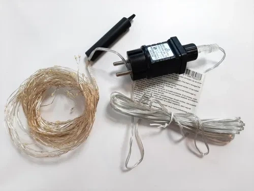 Гірлянда Luca Lighting срібна струна 3 м тепле біле світло - Фото 3 Гірлянда Luca Lighting срібна струна 3 м тепле біле світло - зображення 3