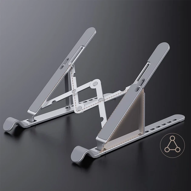 Подставка для ноутбука Orico PFB-A21 11-17" регулируемая складная Silver (6942886205305) - изображение 6