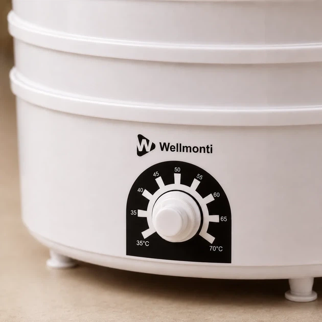 Wellmonti WM-1005 Сушарка для овочів і фруктів 520 Вт 8 лотків 27 л - изображение 4