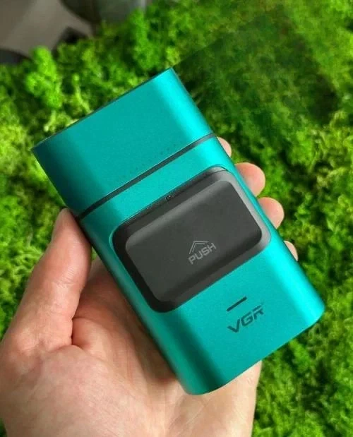 Триммер для волос VGR V-307 бирюзовый для бороды, усов и окантовки - Фото 4 Триммер для волос VGR V-307 бирюзовый для бороды, усов и окантовки - изображение 4