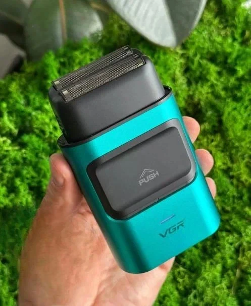 Триммер для волос VGR V-307 бирюзовый для бороды, усов и окантовки - Фото 6 Триммер для волос VGR V-307 бирюзовый для бороды, усов и окантовки - изображение 6