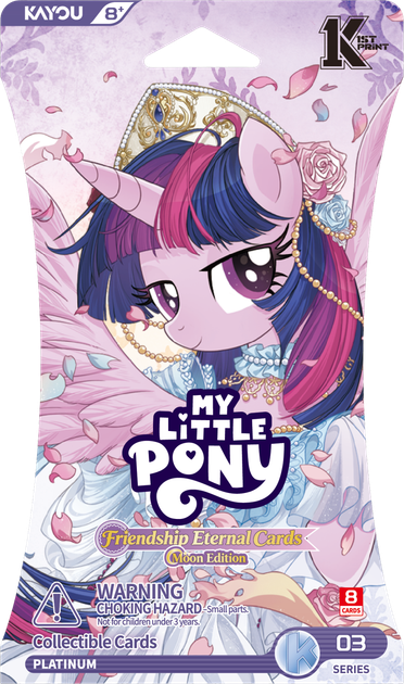Zestaw kart Kayou My Little Pony: Frendship Eternal Cards - Moon Edition - Platinum Blister 24 szt. (6937187415034) - obraz 2