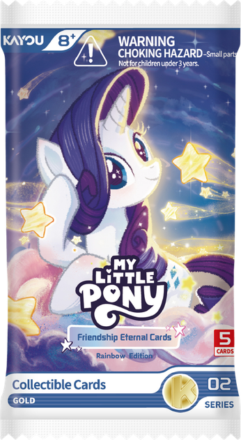 Zestaw kart Kayou My Little Pony: Frendship Eternal Cards - Rainbow Edition - Gold Booster 20 szt. (6937187413955) - obraz 8
