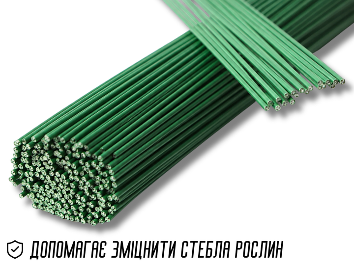 Проволока FROM FACTORY флористическая D=1.4мм х 40см Белый - изображение 11
