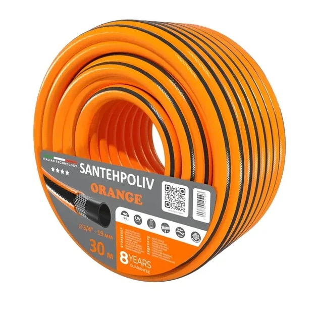 Шланг ORANGE 3/4" x 30 м, 3х шар. (кратно 30) {30} - Фото 1 Шланг ORANGE 3/4" x 30 м, 3х шар. (кратно 30) {30} - зображення 1
