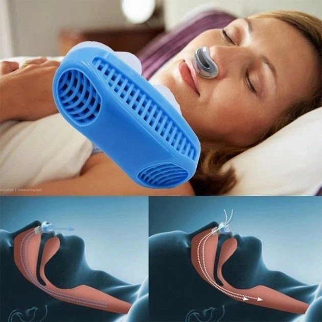 Магнітна кліпса в ніс від хропіння Snorest Anti Snoring — засіб проти хропіння та для полегшення дихання - зображення 5