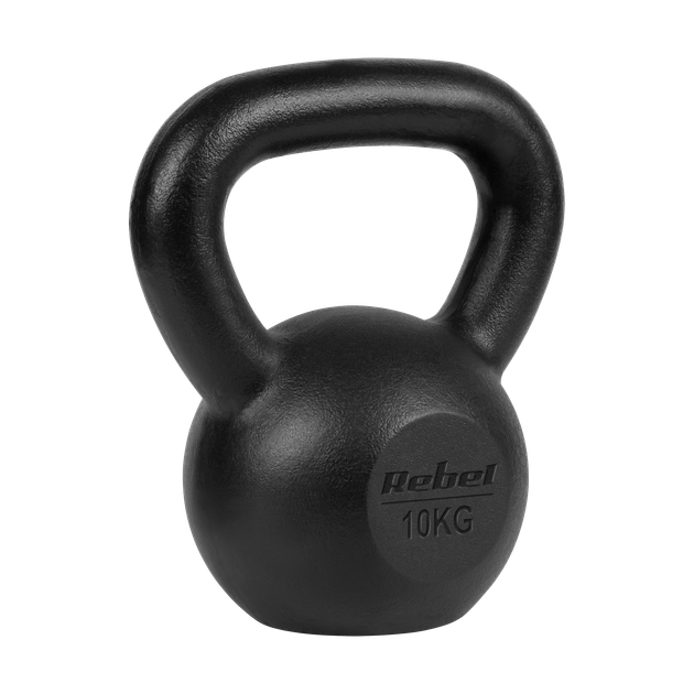 Гиря Rebel Active 10 кг чавунна з ергономічною ручкою - изображение 2