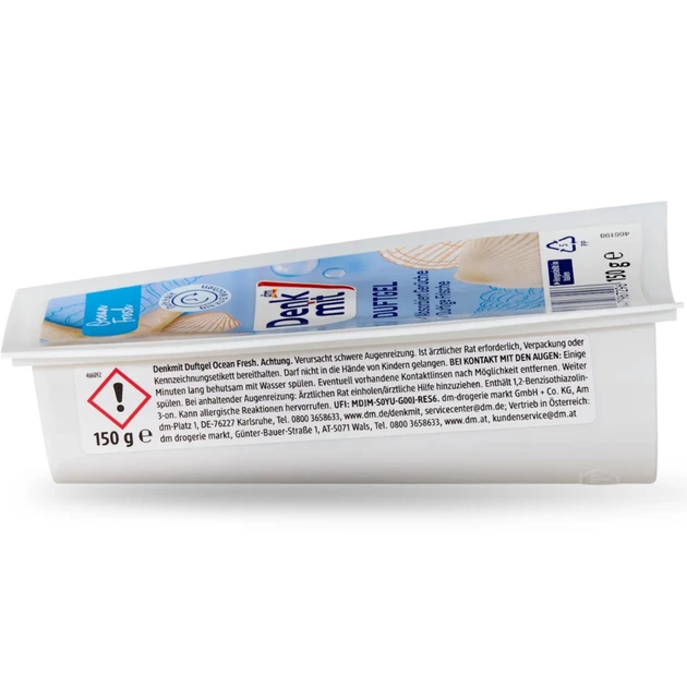 Гель-освежитель воздуха DenkMit Ocean Fresh с эффектом устранения запахов, 150 г - изображение 2