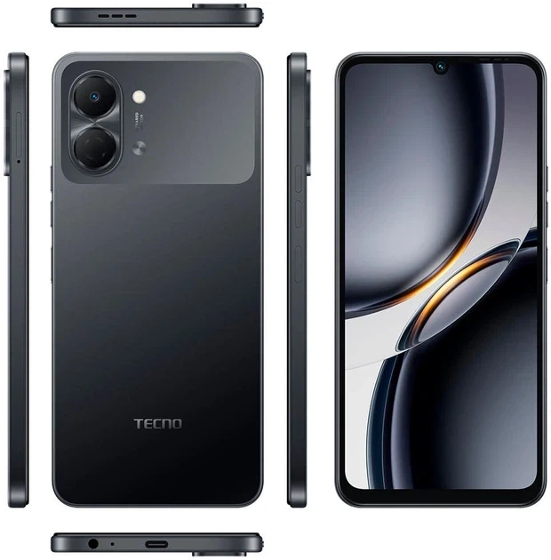 Мобильный телефон Tecno Spark Go 3 (KN3) 4/128GB Ink Black - изображение 5
