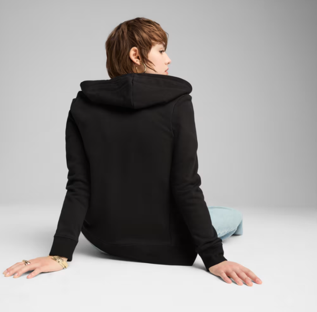 Джемпер жіночий PUMA Essentials Full-Zip Hoodie Women 68240601 m, чорний - зображення 5