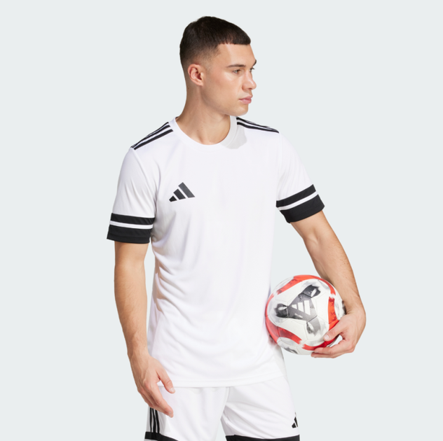 Футболка Джерсі ADIDAS Squadra 25 JG5835 s, білий/чорний - изображение 3