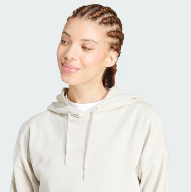 Худі жіноче ADIDAS Essentials Small Logo French Terry Hoodie JC5934 l, бежевий - Фото 4 Худі жіноче ADIDAS Essentials Small Logo French Terry Hoodie JC5934 l, бежевий - изображение 4