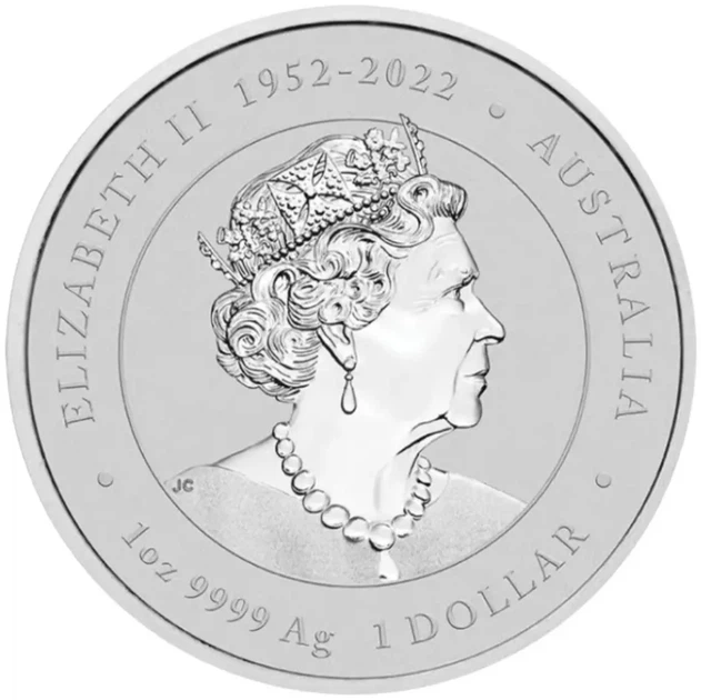 Колекційна срібна монета “Lunar IІI - Рік Дракона” 31,1 г 2024 рік - зображення 2