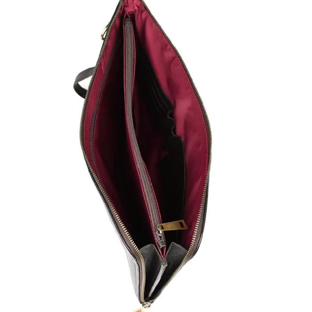 Папка-портфель кожаная TARWA GC-2559-4lx коричневая для документов А4 - изображение 7