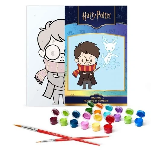 Картина по номерам детская Идейка Harry Potter Милый Патронус 25х25 см с подрамником - Фото 2 Картина по номерам детская Идейка Harry Potter Милый Патронус 25х25 см с подрамником - изображение 2