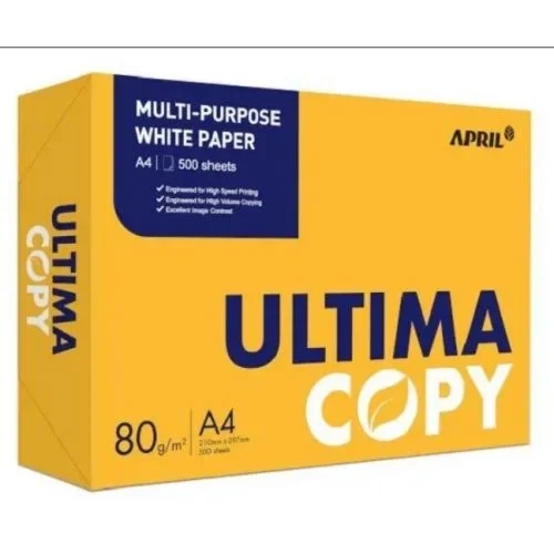 Папір офісний А4 Ultima Copy клас B 80 г/м2 500 аркушів - Фото 1 Папір офісний А4 Ultima Copy клас B 80 г/м2 500 аркушів - зображення 1