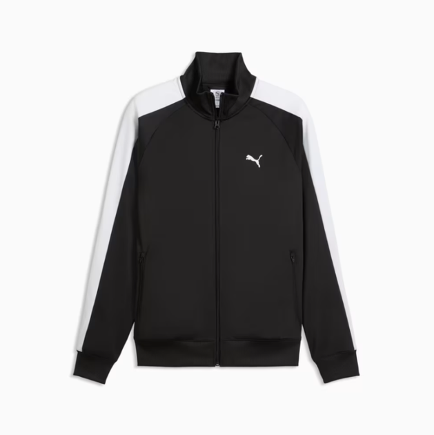 Джемпер PUMA Essentials T7 Track Jacket Men 69246201 xxl, чорний/білий - Фото 4 Джемпер PUMA Essentials T7 Track Jacket Men 69246201 xxl, чорний/білий - зображення 4