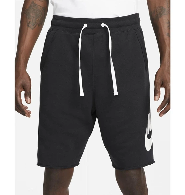 Шорти чоловічі Nike Club Alumni Hbr Ft Short 2XL Чорно-білий DX0502-010 - зображення 3
