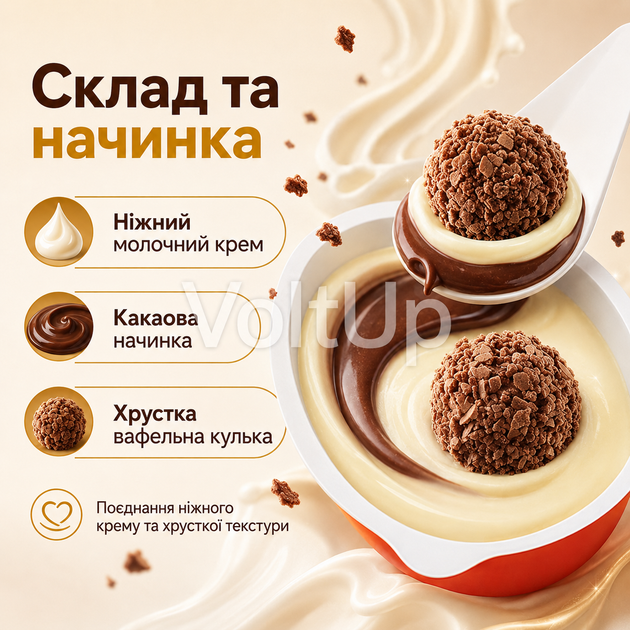 Шоколадные яйца Kinder Joy Funko One Piece 30 шт с молочным и какао-кремом, вафельными шариками и игрушкой-сюрпризом - изображение 2