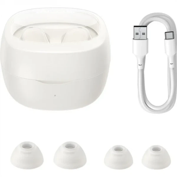 Наушники Baseus Bowie wm02 White (ngtw180002) - Фото 5 Наушники Baseus Bowie wm02 White (ngtw180002) - зображення 5